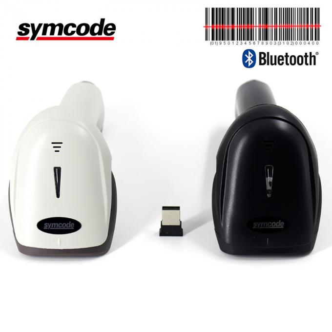 1D Handheld Bluetooth Barcode Scanner High Reading Ability With 512KB Memory