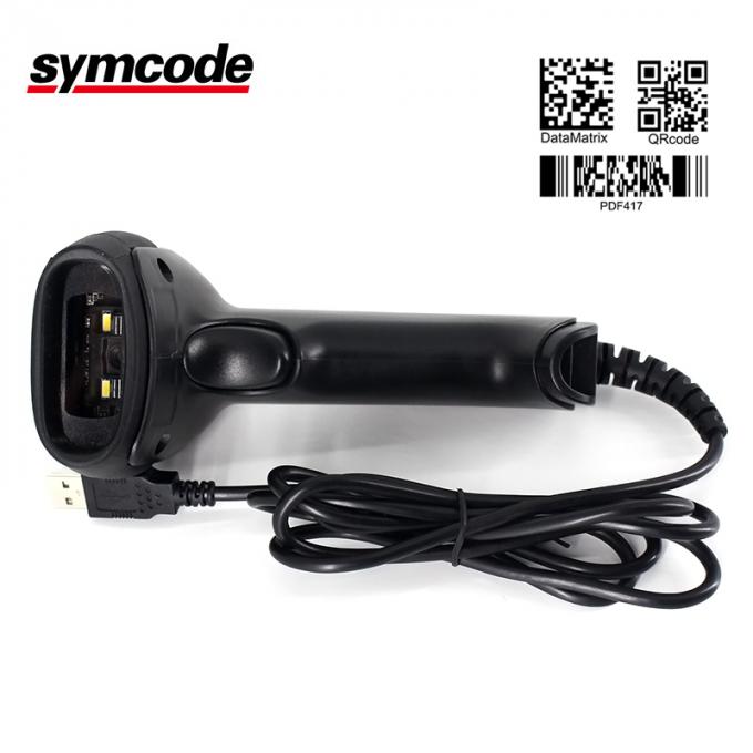 Automatic USB Handheld 2D Barcode Scanner Water - Proof Large Capacity Battery