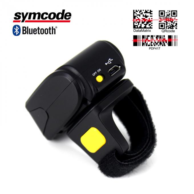 Mini Portable Android 2D Finger Barcode Scanner Increase 15% - 30% Productivity