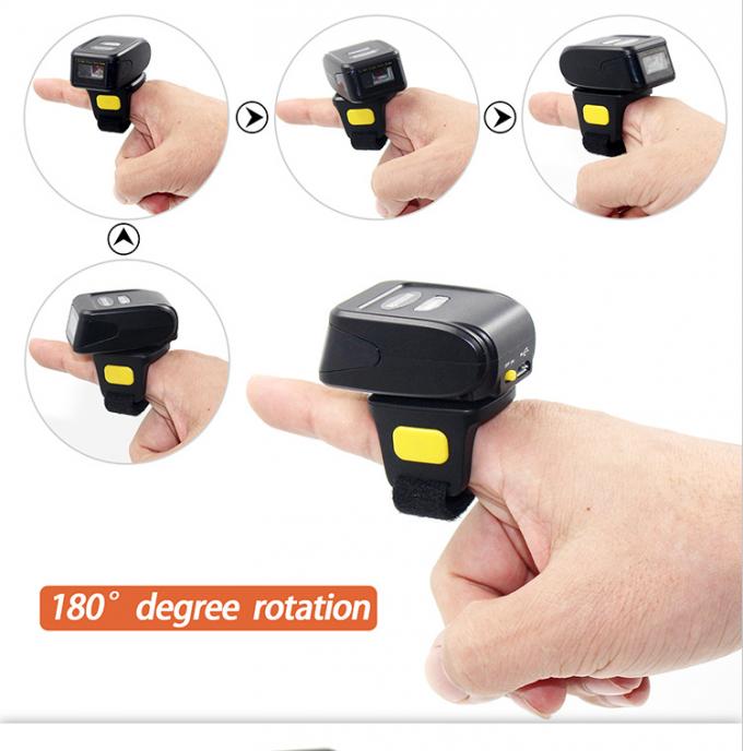 MJ-5209A Wearable Symcode Barcode Scanner / Bluetooth Ring Scanner Support HID