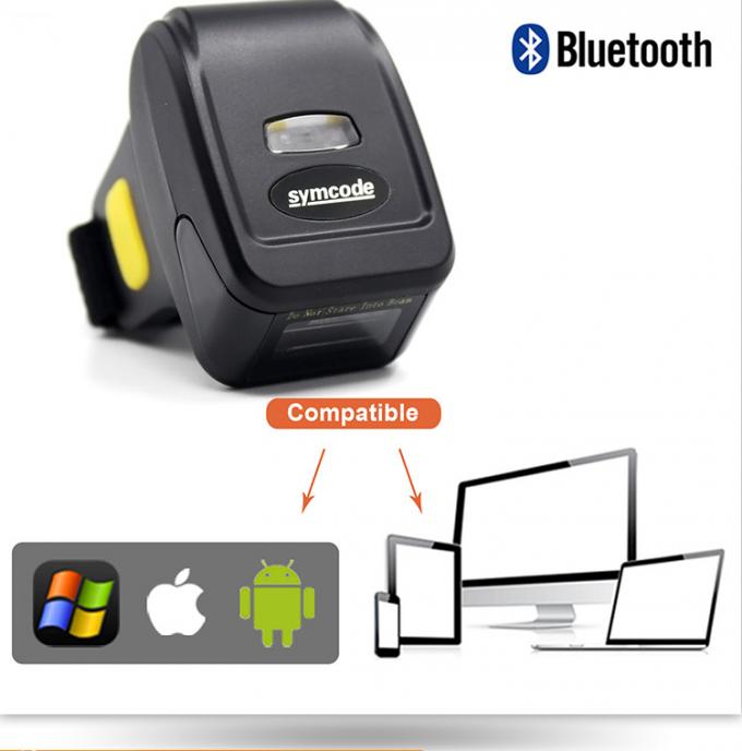 MJ-5209A Wearable Symcode Barcode Scanner / Bluetooth Ring Scanner Support HID