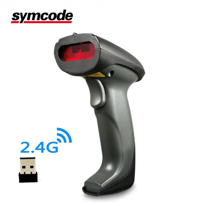USB Automatic Laser Barcode Scanner High Speed And 100M Label Reading Range