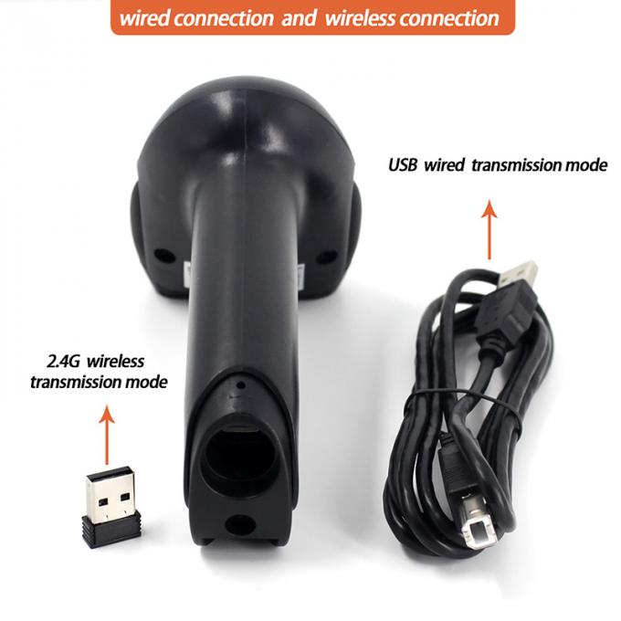 Cordless Automatic Handheld Barcode Scanner Strong Anti - Interference Capability