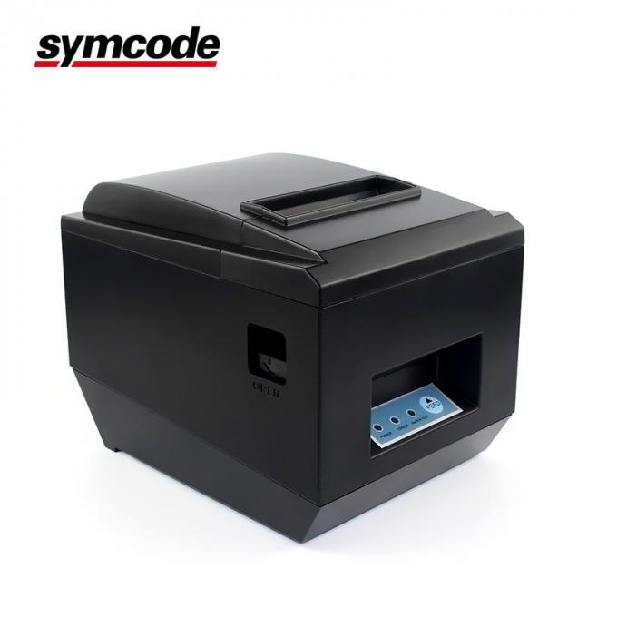 USB Auto Cutter 80mm Thermal Printer Cash Drawer Control For Restaurant