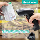 1D 433MHZ Wireless Barcode Scanner Shockproof And IP52 Dust Resistance