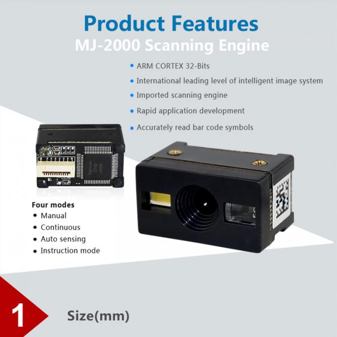 Efficient Barcode Scan Engine Manual Control Operate Low Misreading Rate