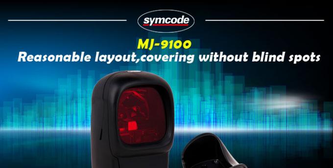 MJ-9100 Desktop Vertical Omni directional 1D barcode scanner