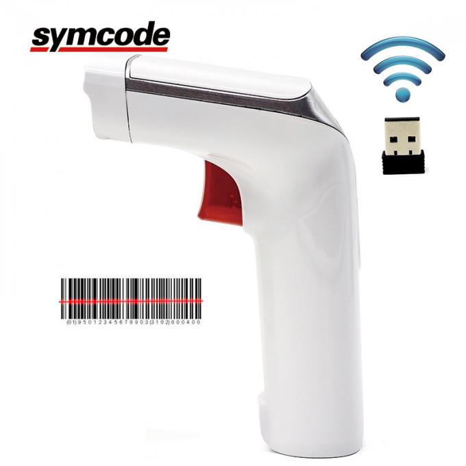 2.4G Rechargeable 1D Barcode Scanner / Handheld Barcode Reader For Inventory