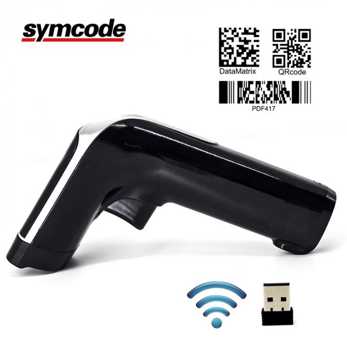 POS Laptop 2 In 1 CMOS Barcode Scanner Reader 100 Scans / Second With USB Cable