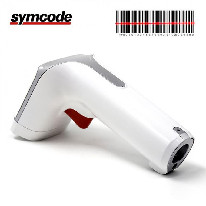 Manual Trigger 1D USB Wired Barcode Scanner Virtual Serial Port 32 - Bit Reader