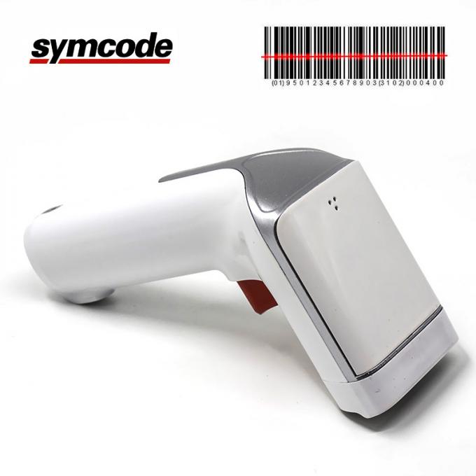 Manual Trigger 1D USB Wired Barcode Scanner Virtual Serial Port 32 - Bit Reader