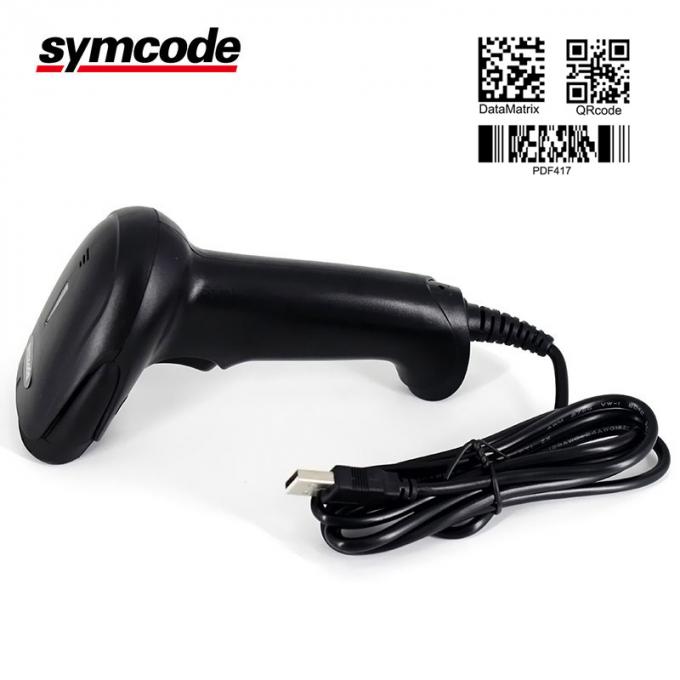 QR USB Interface Hands Free Barcode Scanner Easy And Fast Operation