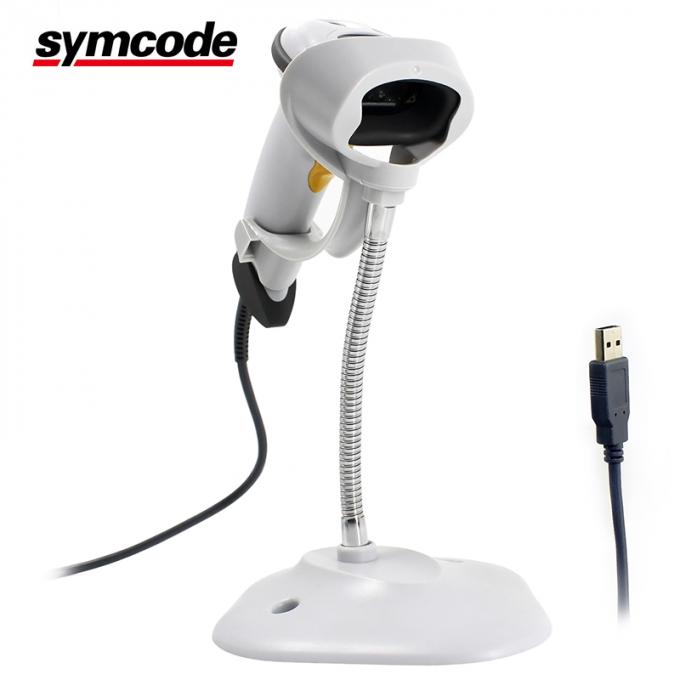 Manual Trigger Handheld Barcode Scanner Read Quickly Adjustable Optional Stand