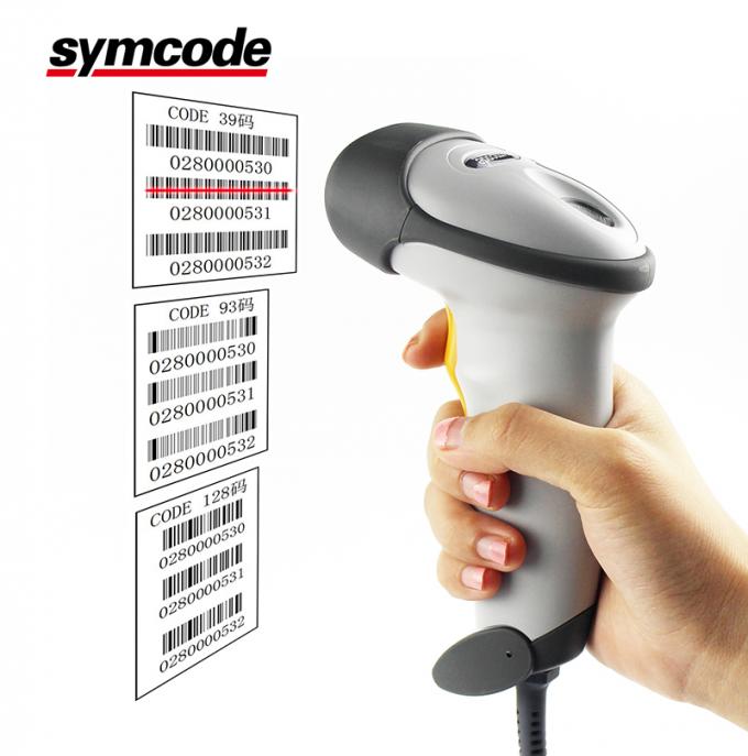 Manual Trigger Handheld Barcode Scanner Read Quickly Adjustable Optional Stand