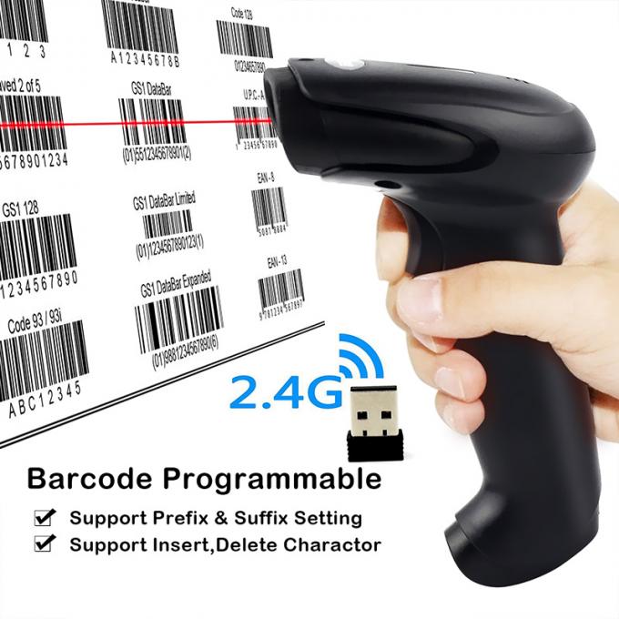 Cordless Automatic Handheld Barcode Scanner Strong Anti - Interference Capability