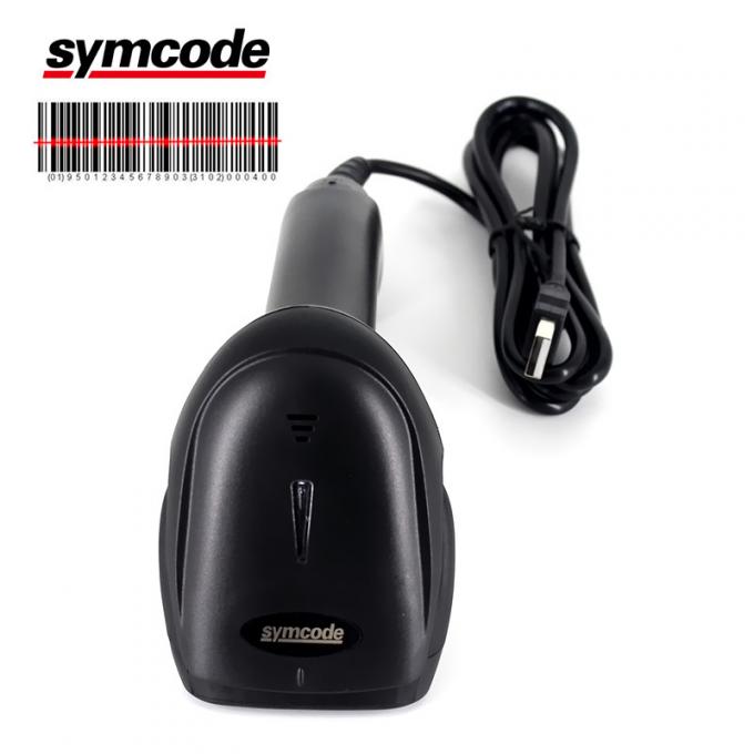 Simple Installation Handheld Barcode Scanner Ergonomic Design Plug And Play