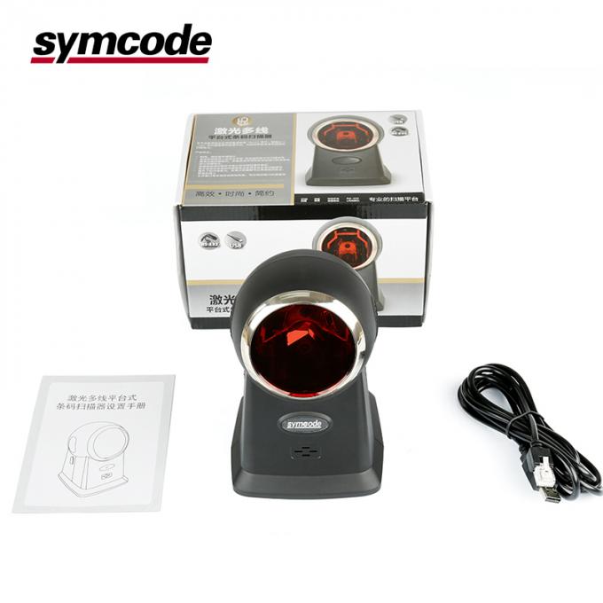 CMOS Desktop Barcode Scanner / Omni Directional Scanner No Need Accurate Positioning