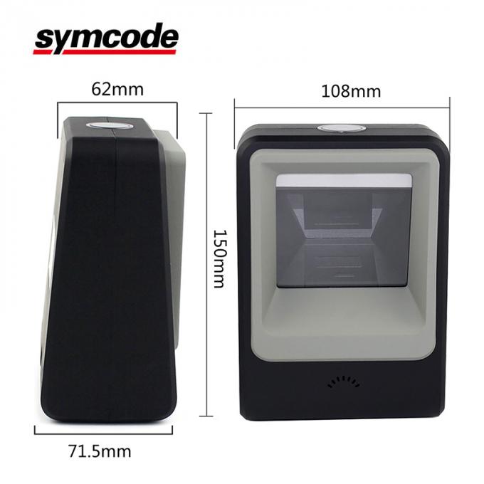 Dual Modes Desktop Barcode Scanner Easily Read Cell Phone Screen 2D Code