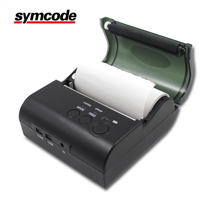 Mini Portable Mobile Printer / 80 Mm POS Printer With Bluetooth USB Interfaces