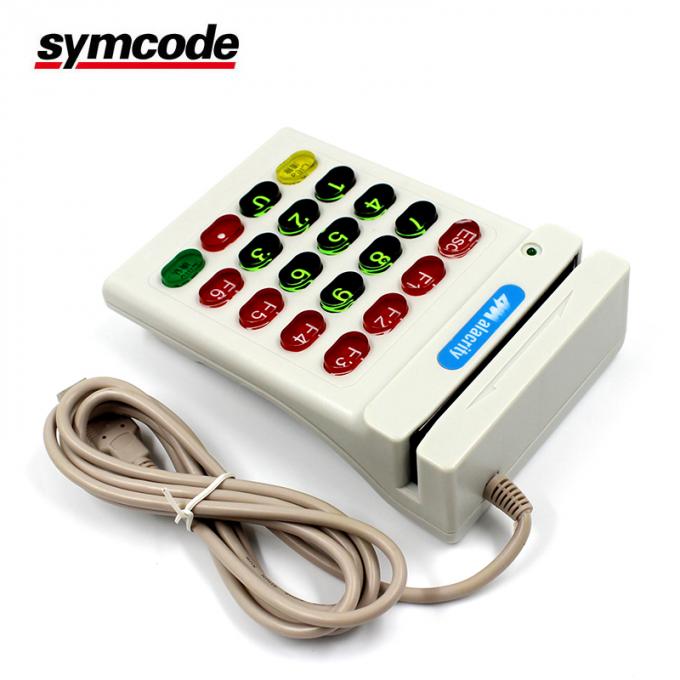 EMV Magnetic Stripe Reader / Swipe Card Reader 600mA Plus For Each Writing Track