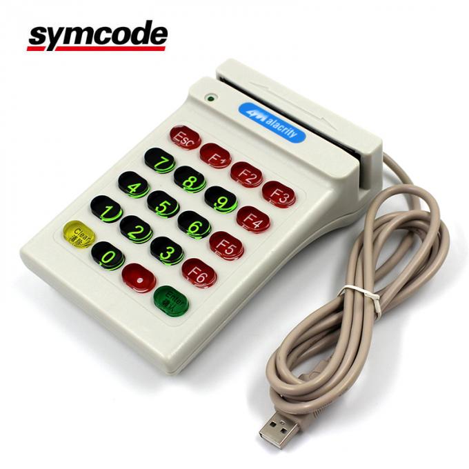 EMV Magnetic Stripe Reader / Swipe Card Reader 600mA Plus For Each Writing Track