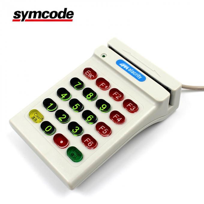 USB Card Skimmer Magnetic Stripe Reader 76 Record Characters For Supermarket