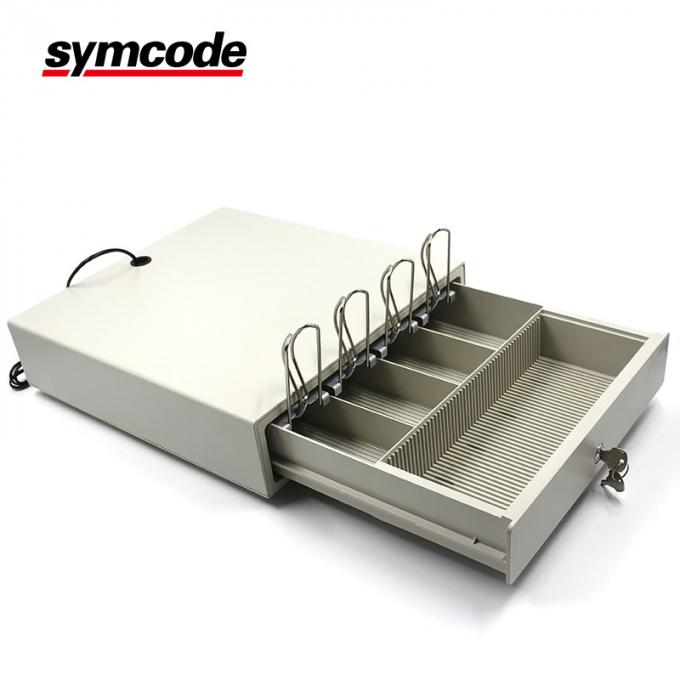 Symcode Bills Coins Manual Cash Drawer With Colorful Strong Steel Plate