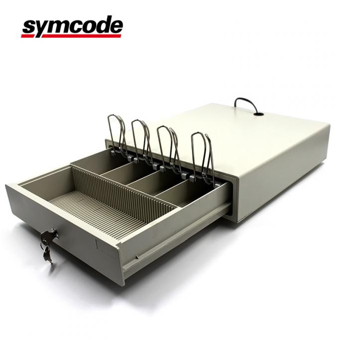 Symcode Bills Coins Manual Cash Drawer With Colorful Strong Steel Plate