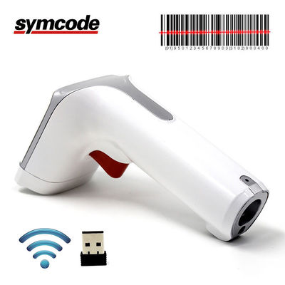 Laser Wireless Barcode Scanner 1800mAh Battery With 100m Valid Transmission