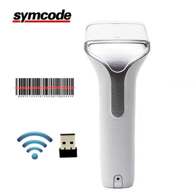 Laser Wireless Barcode Scanner 1800mAh Battery With 100m Valid Transmission