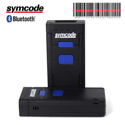 Mini Pocket Bluetooth Barcode Scanner / Laser Barcode Reader For Coffee Shops