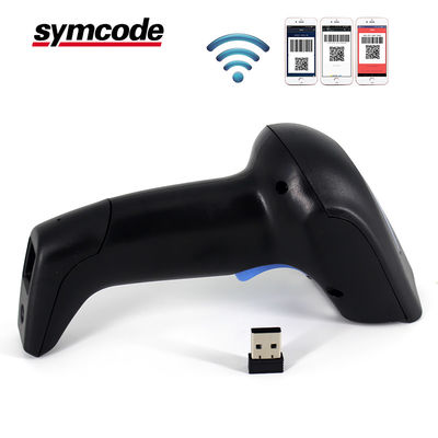 QR Wireless Barcode Scanner / Usb Barcode Reader Robust Housing For Mobile Payment