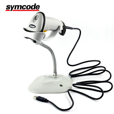 Manual Trigger Handheld Barcode Scanner Read Quickly Adjustable Optional Stand