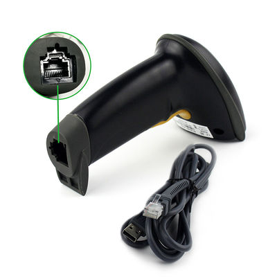 USB RS232 Retail Barcode Scanner Streamline Design High Performance Stand