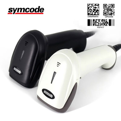 Wired Laser 2D Barcode Scanner /  Usb Barcode Reader Improve Working Efficiency