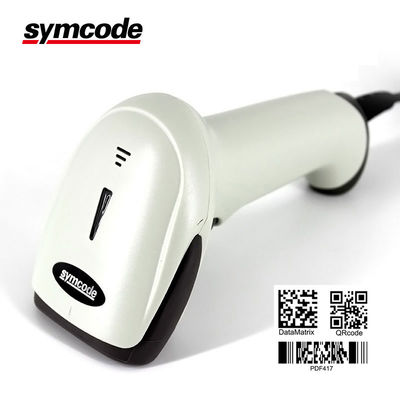 Wired Laser 2D Barcode Scanner /  Usb Barcode Reader Improve Working Efficiency