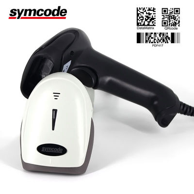 Wired Laser 2D Barcode Scanner /  Usb Barcode Reader Improve Working Efficiency