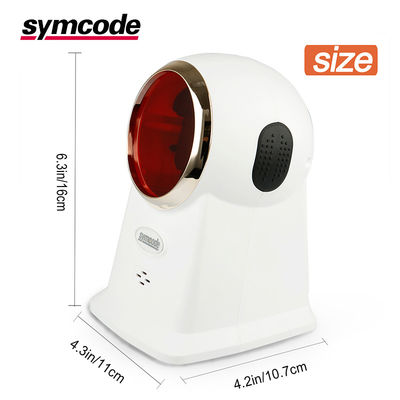 CMOS Desktop Barcode Scanner / Omni Directional Scanner No Need Accurate Positioning