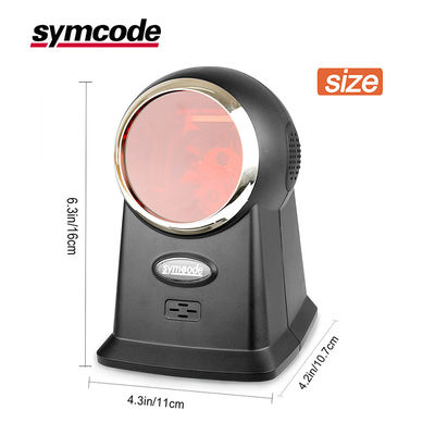 CMOS Desktop Barcode Scanner / Omni Directional Scanner No Need Accurate Positioning