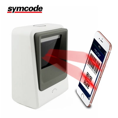 Dual Modes Desktop Barcode Scanner Easily Read Cell Phone Screen 2D Code