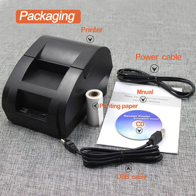 Roll Diameter 58 Mm Thermal Receipt Printer Built In Adapter 4.23 Mm Line Spacing